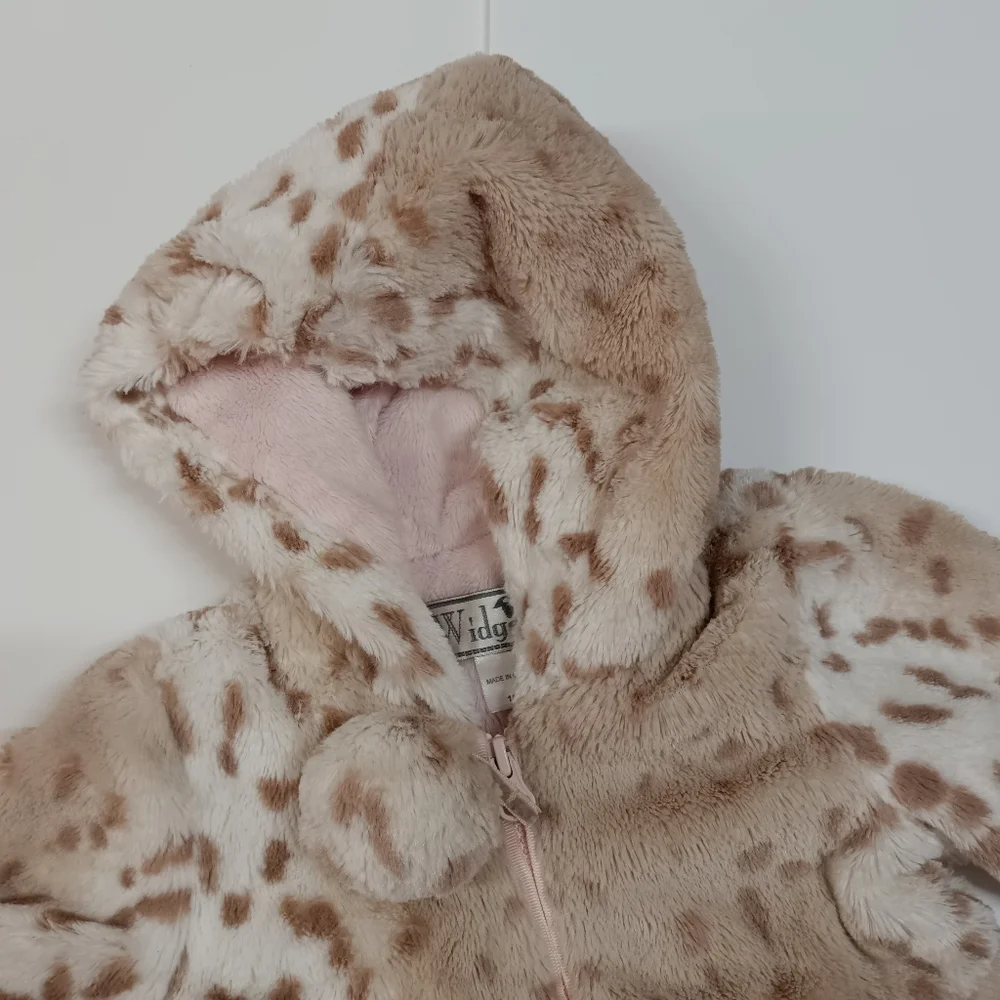 Widgeon Faux Fur Pompom Hooded Coat Size 18 Month
